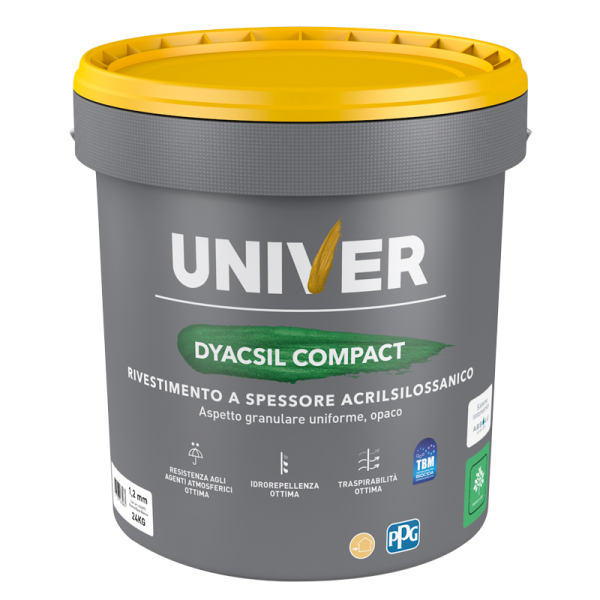 DYACSIL COMPACT - Tencuiala Decorativa Acril-Siloxanica pentru Fatade