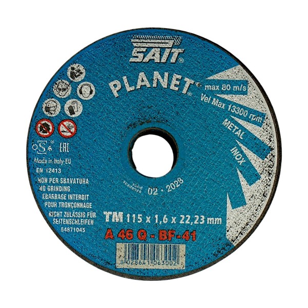 PLNT TM A46Q  115x1,6x22,23 - Disc Debitare Otel 1.6 mm