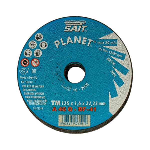 PLNT TM A 46Q 125x1,6x22,23 - Disc Debitare Otel 1.6mm