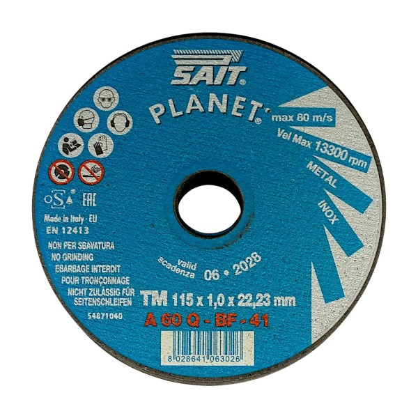 PLNT TM A60Q  115x1x22,23- Disc Debitare Otel 1mm