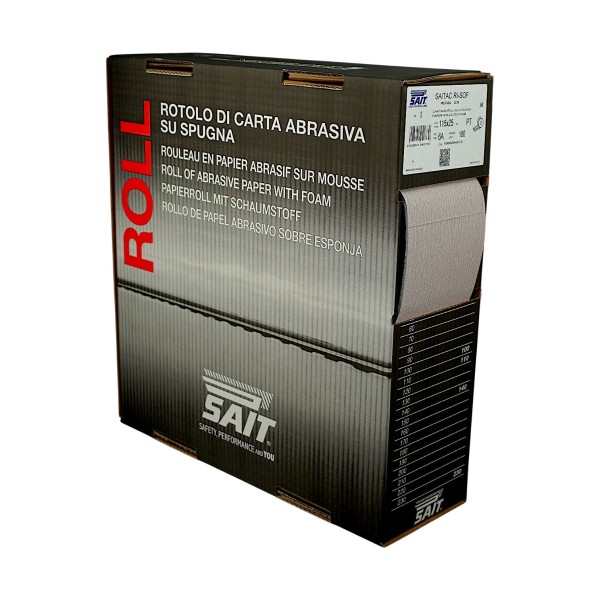 SAITAC  RI-SOF 115x25 6A- Rola Abraziva Buretata 25ml