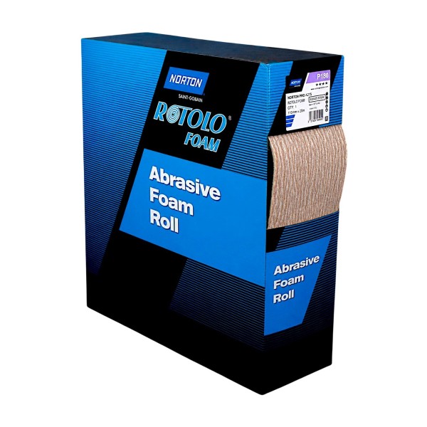 A275 RF - Rola Hartie Abraziva Buretata Rotolo Foam 25m