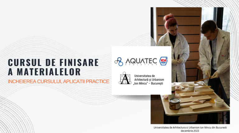Incheierea cursului de finisare a materialelor – colaborare cu Universitatea de Arhitectura si Urbanism – Ion Mincu din Bucuresti — fotografia 6