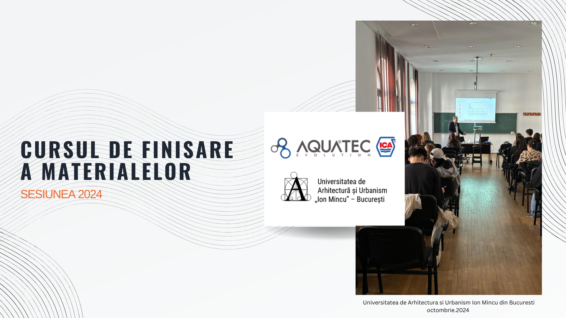 cursul de finisare a materialelor