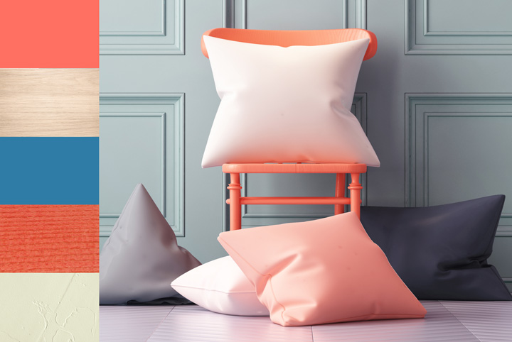 PANTONE LIVING | CORAL MOOD — composition