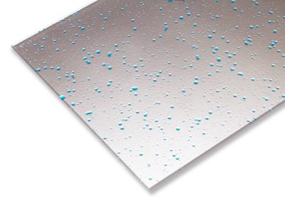 DROP EFFECT ON EXTRA CLEAR GLASS
