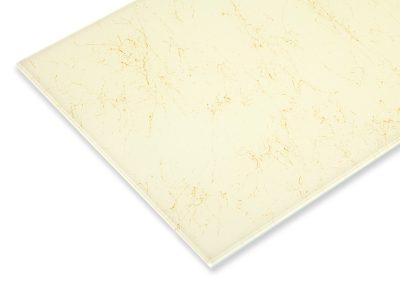 TRAVERTINE EFFECT ON EXTRA CLEAR GLASS